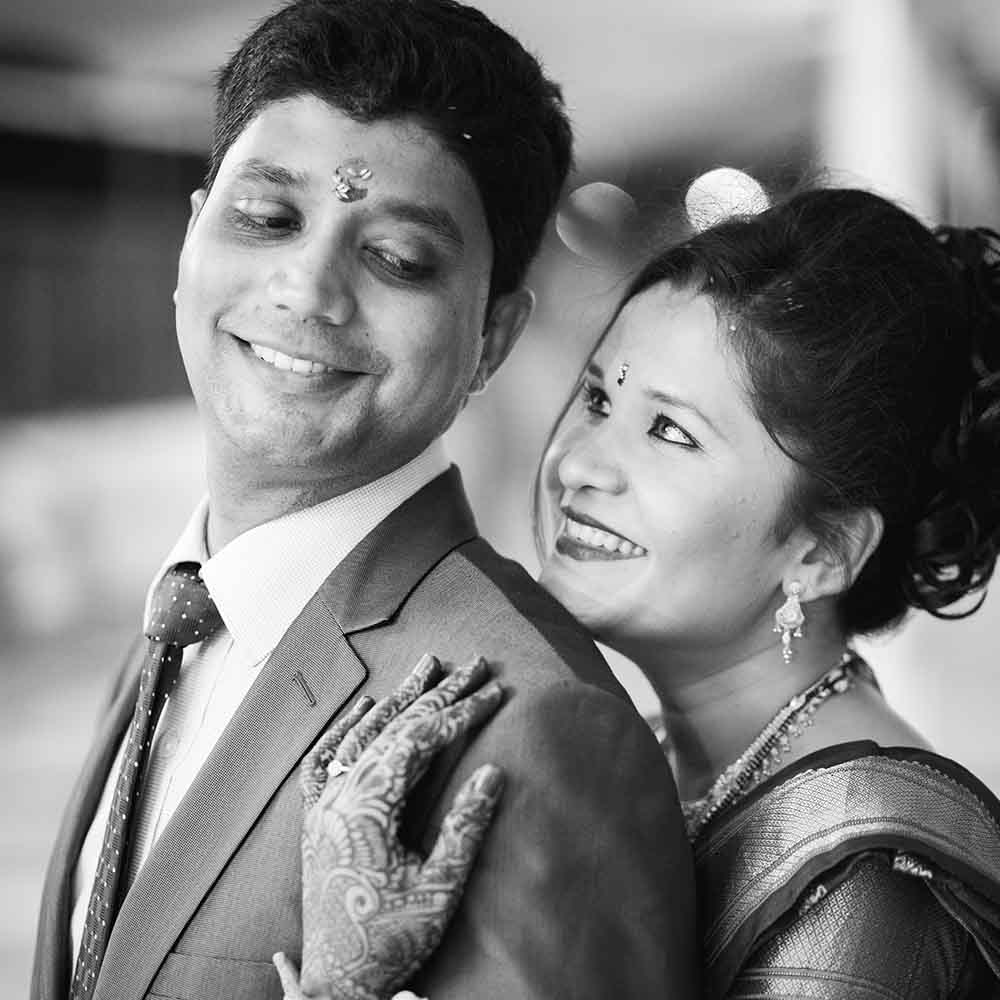 wedding evening photographer in pune nishikant and tanvi's wedding marathi and north india