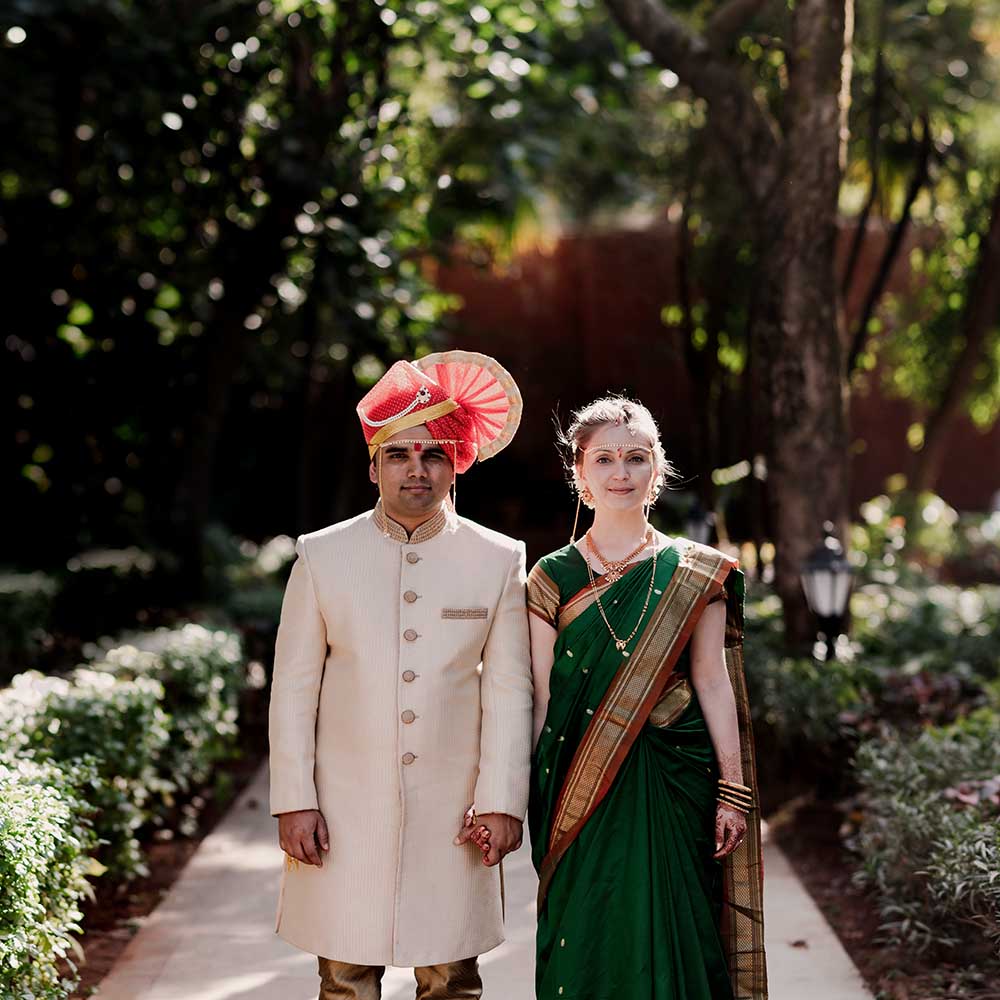 Natalia & Harshad's Maharashtrian Moldova-Indo Destination Wedding at Brightland, Mahabaleshwar