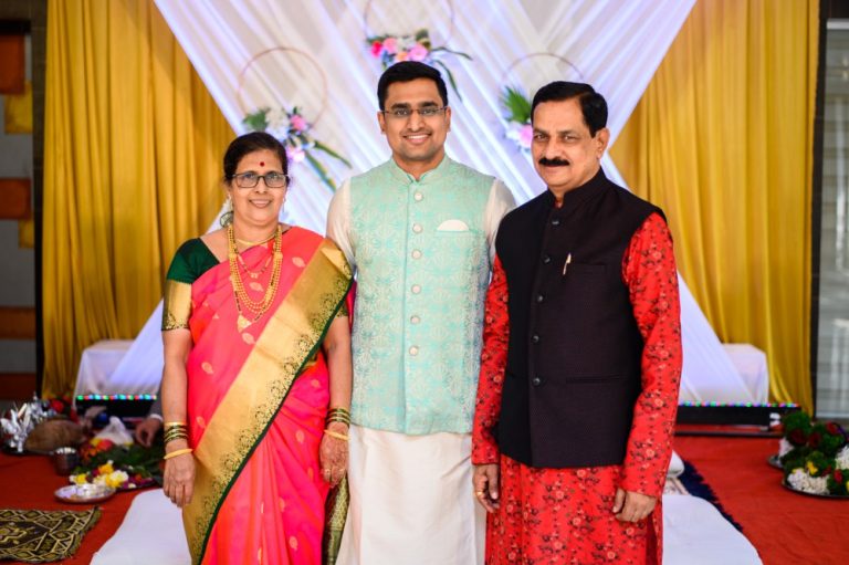 Shweta & Pramod's Engagement ceremony at Digambar Hall, Pune