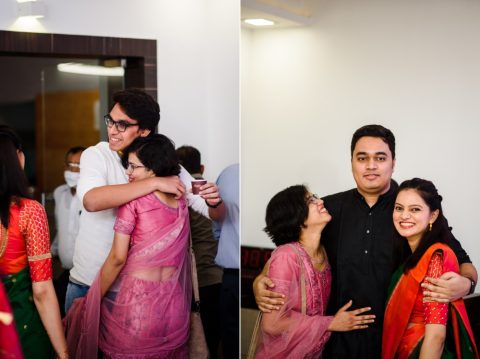 Shweta & Pramod's Engagement ceremony at Digambar Hall, Pune