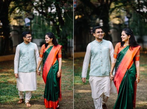 Shweta & Pramod's Engagement ceremony at Digambar Hall, Pune