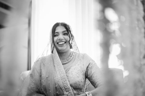 bride winking during nikah ceremony muslim wedding